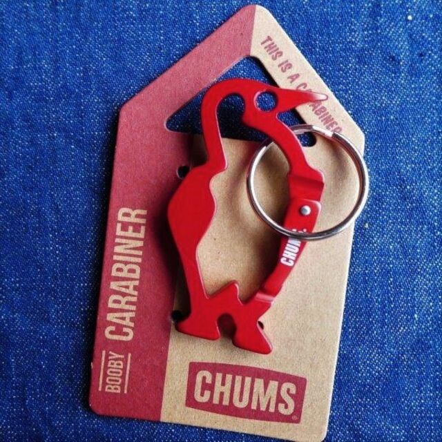 CHUMS(チャムス)のCHUMS Booby Carabiner CH62-1192 Red 新品 スポーツ/アウトドアのアウトドア(その他)の商品写真