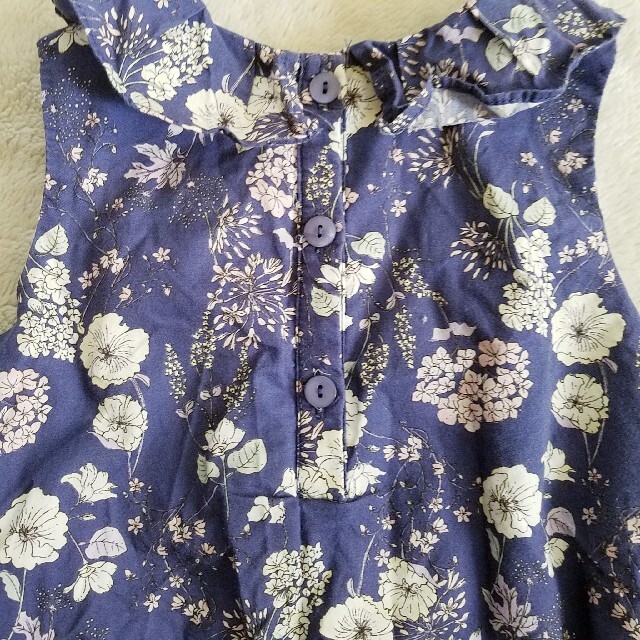 petit main(プティマイン)の[petit main] flower print one-piece キッズ/ベビー/マタニティのキッズ服女の子用(90cm~)(ワンピース)の商品写真