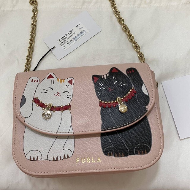 【新品未使用】FURLA　アジア限定招き猫　ショルダーバッグ