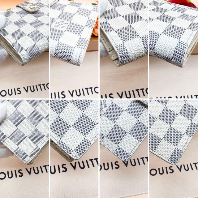 LOUIS VUITTON(ルイヴィトン)の⭐超極美品⭐ヴィトン ダミエ アズール ヴィエノワ 二つ折り がま口 財布 レディースのファッション小物(財布)の商品写真