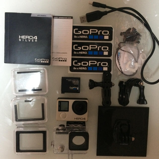 GoPro(ゴープロ)のyoichi19970917様お取り置き GoPro HERO4 スマホ/家電/カメラのカメラ(コンパクトデジタルカメラ)の商品写真