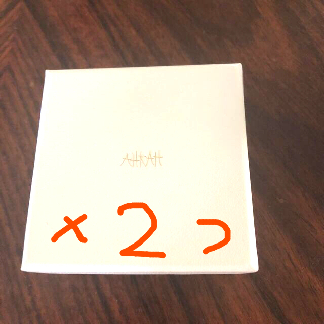 AHKAH(アーカー)のアーカー　ピアス　箱　ケース　袋　× 2個 レディースのアクセサリー(その他)の商品写真