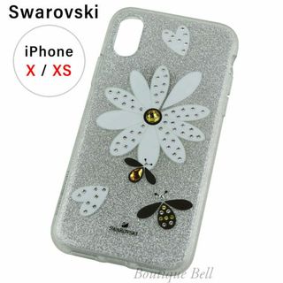 スワロフスキー(SWAROVSKI)の【スワロフスキー】エターナルフラワー iPhoneX/XSケース(iPhoneケース)