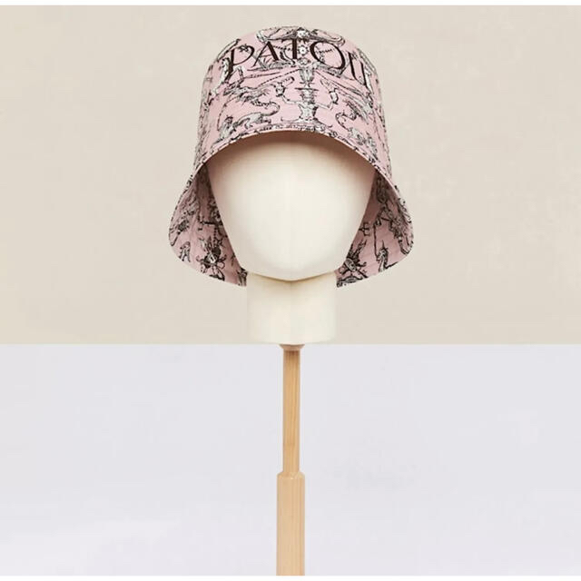 JEAN PATOU(ジャンパトゥ)の【新作】PATOU グラフィックバケットハット　ピンク　S レディースの帽子(ハット)の商品写真
