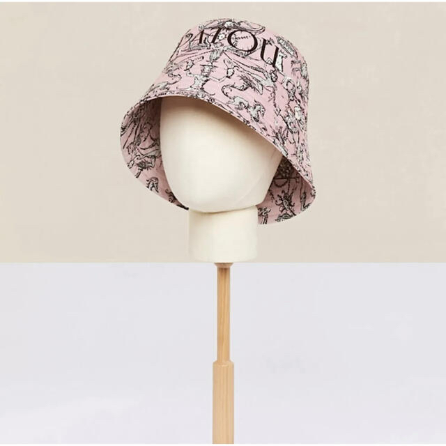 JEAN PATOU(ジャンパトゥ)の【新作】PATOU グラフィックバケットハット　ピンク　S レディースの帽子(ハット)の商品写真