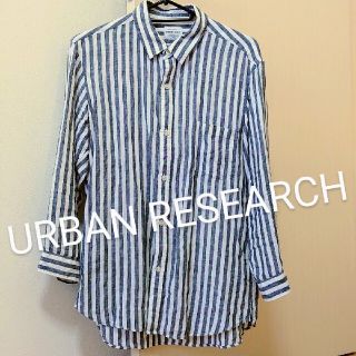 アーバンリサーチ(URBAN RESEARCH)のURBAN RESEARCH アーバンリサーチ ピュアリネンシャツ 七分袖(シャツ)