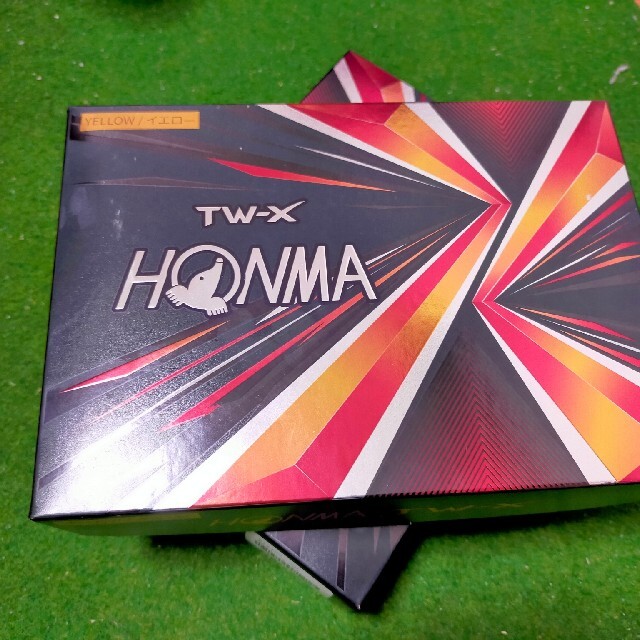 新品・2ダース・ ホンマ　TW-X　イエロー HONMA 本間 2021