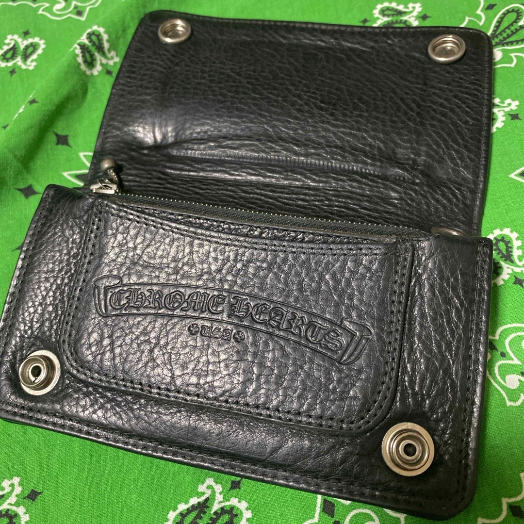 Chrome Hearts(クロムハーツ)のクロムハーツ　1ZIP ワンジップ　ウォレット　ケルティックボタン　インボイス メンズのファッション小物(長財布)の商品写真
