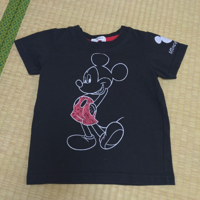 Disney(ディズニー)のミッキーマウス　半袖Tシャツ　100cm キッズ/ベビー/マタニティのキッズ服男の子用(90cm~)(Tシャツ/カットソー)の商品写真