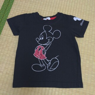 ディズニー(Disney)のミッキーマウス　半袖Tシャツ　100cm(Tシャツ/カットソー)