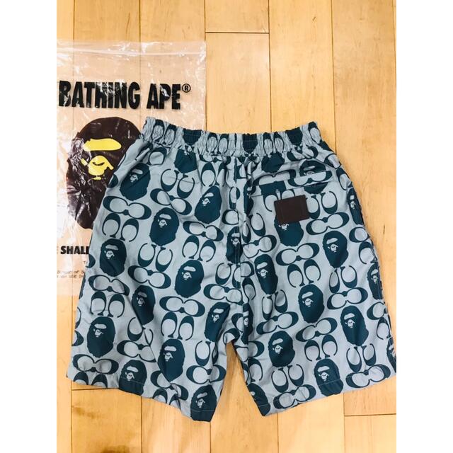 A BATHING APE(アベイシングエイプ)のA BATHING APE　アベイシングエイプ　coach コーチ　ハーフパンツ メンズのパンツ(ショートパンツ)の商品写真