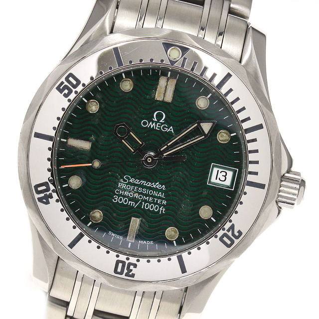 【OMEGA】オメガ シーマスター300 ジャックマイヨール1996 2553.41 3000本限定 自動巻き ボーイズ【ev20】