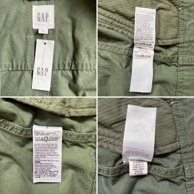 GAP(ギャップ)の【未使用タグ付き】GAP ミリタリージャケット　カーキ　ギャップ レディースのジャケット/アウター(ミリタリージャケット)の商品写真