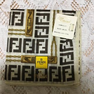 フェンディ(FENDI)の新品未使用　フェンディー　大判ハンカチ　スカーフ(ハンカチ)