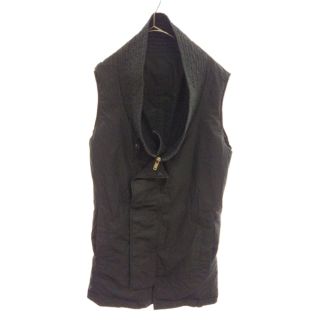 リックオウエンス(Rick Owens)のRick Owens リックオウエンス ダウンベスト ブラック RU6782(ダウンベスト)