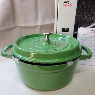 ストウブ(STAUB)のストウブ （STAUB） ピコ ココット ラウンド 22cm(鍋/フライパン)