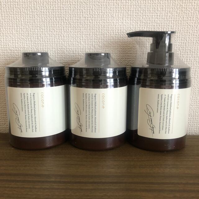 cocone クレイクリームシャンプー本体と詰め替えの3点セット ダイハツ