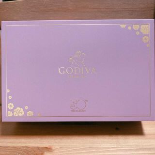 GODIVA 50th anniversary box・空箱(菓子/デザート)