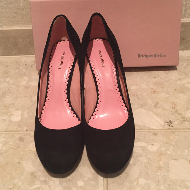 Bridget Birkin(ブリジットバーキン)の♡Bridget Birkin スエード 黒パンプス23.5♡ レディースの靴/シューズ(ハイヒール/パンプス)の商品写真
