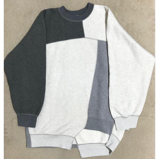 SALE kolor beacon パッチワークスウェット - スウェット