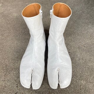 maison margiela メゾンマルジェラ 足袋ブーツ 白 ペンキ 40