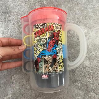 【送料込】スパイダーマン　コップセット(キャラクターグッズ)