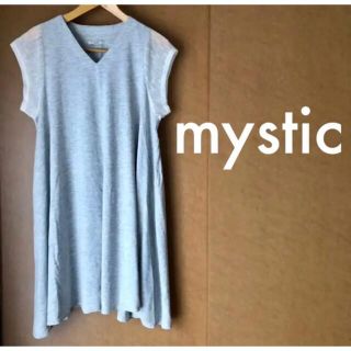 ミスティック(mystic)の★美品★ ミスティック　mystic Tシャツ　カットソー　ワンピース(ひざ丈ワンピース)