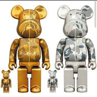 アベイシングエイプ(A BATHING APE)のBE@RBRICK BAPE® CAMO SHARK 100％ & 400％(フィギュア)