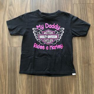 ハーレーダビッドソン(Harley Davidson)のHarley davidson 子供用Tシャツ　黒　4歳〜5歳用(Tシャツ/カットソー)