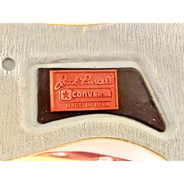 CONVERSE - ☆90s!USA!希少レア!コンバース ジャックパーセル 赤 CONVERSE - ☆90s!USA!希少レア!コンバース ジャックパーセル 赤