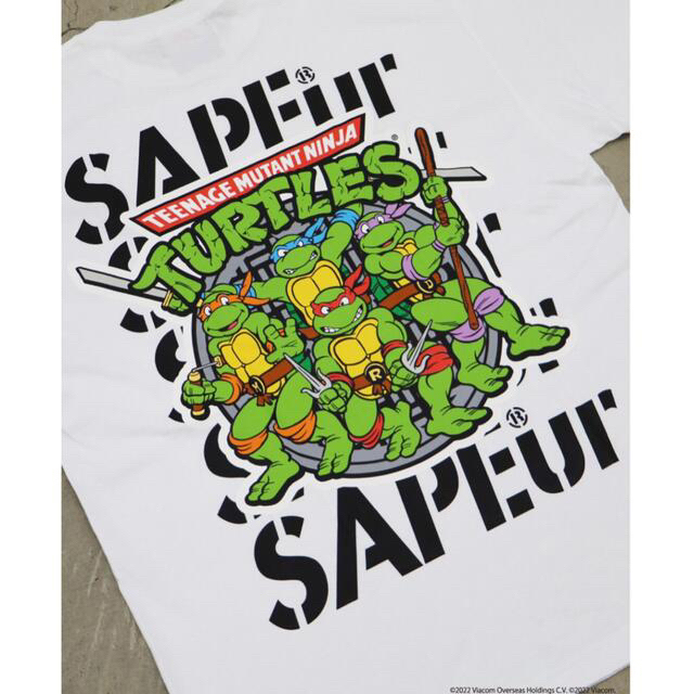 Teenage Mutant Ninja Turtles × SAPEur T Tシャツ/カットソー(半袖/袖なし)
