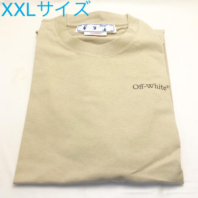 新品 オフホワイト 半袖Tシャツ 41710 D.サンド XXLサイズ