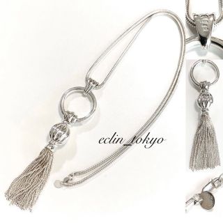 ティファニー(Tiffany & Co.)のTiffany vintage タッセル シルバー ネックレス E3319(ネックレス)