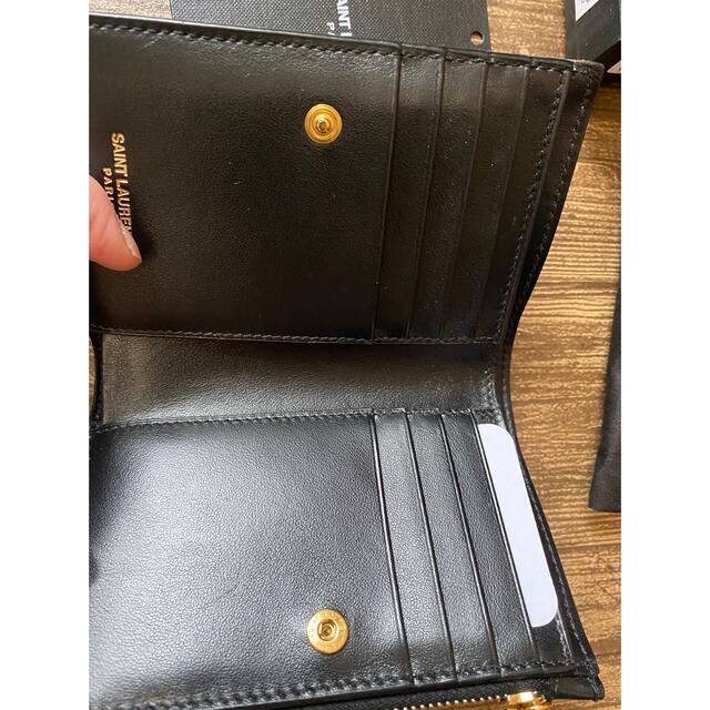 Saint Laurent(サンローラン)の【SAINT LAURENT サンローラン】レオパード柄二つ折り財布 レディースのファッション小物(財布)の商品写真