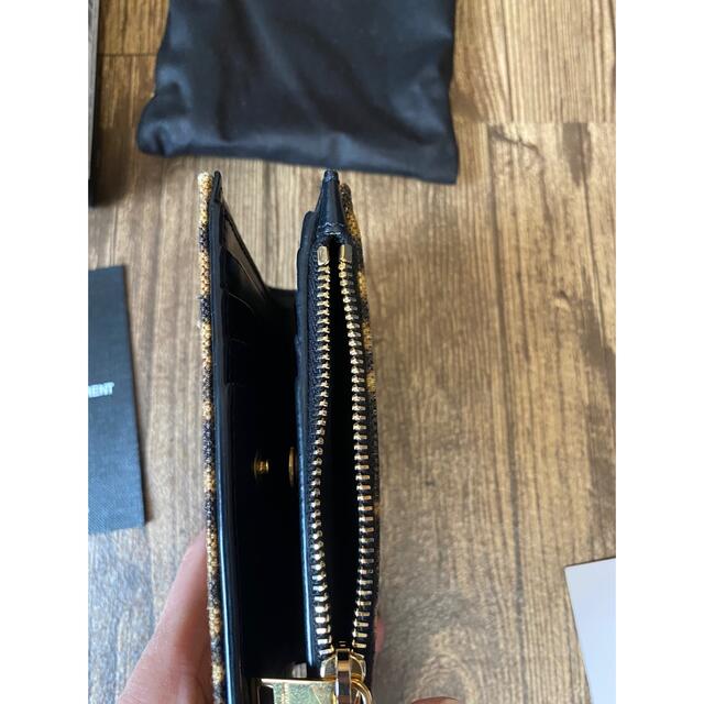 Saint Laurent(サンローラン)の【SAINT LAURENT サンローラン】レオパード柄二つ折り財布 レディースのファッション小物(財布)の商品写真