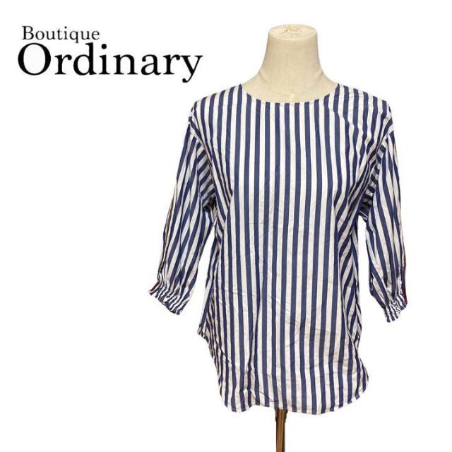 Boutique Ordinary ブティークオーディナリー　トップス　青　白