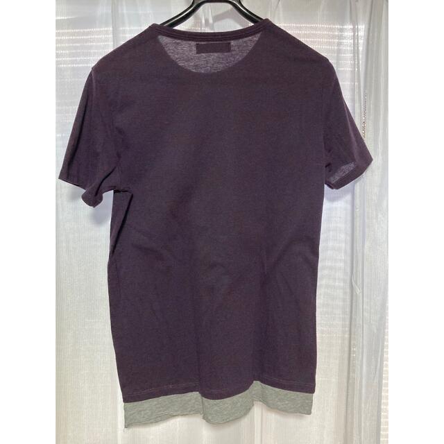 ベルシュカ メンズTシャツ　パープル メンズのトップス(Tシャツ/カットソー(半袖/袖なし))の商品写真