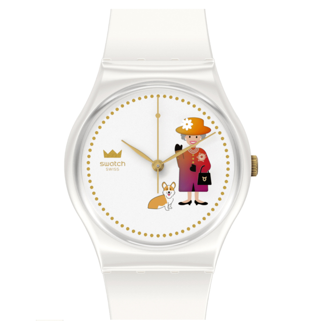 3年保証』 swatch - エリザベス女王 MAJESTIC 腕時計 スウォッチ HOW