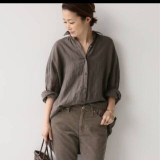 DEUXIEME CLASSE - Deuxieme Classe WIDE LINEN ワイドリネンシャツの ...