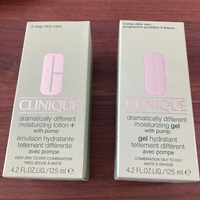 CLINIQUE(クリニーク)の【値下げ】CLINIQUE  ローション・ジェルセット コスメ/美容のスキンケア/基礎化粧品(乳液/ミルク)の商品写真