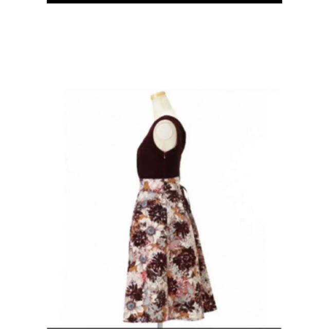 AIMER(エメ)の【エメ】MORE10月号掲載　ベルベットフラワードレス レディースのフォーマル/ドレス(ミディアムドレス)の商品写真