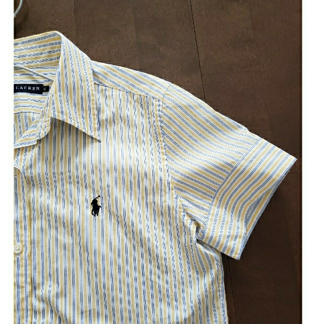 Ralph Lauren(ラルフローレン)のラルフローレン　ストライプ　シャツブラウス レディースのトップス(シャツ/ブラウス(半袖/袖なし))の商品写真