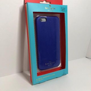 ケイトスペードニューヨーク(kate spade new york)のiphone6/6s ☆kate spade☆ レザー ブルー 青(iPhoneケース)