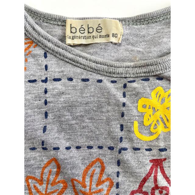 BeBe(ベベ)のベベ 半袖Tシャツ 80cm キッズ/ベビー/マタニティのベビー服(~85cm)(Ｔシャツ)の商品写真