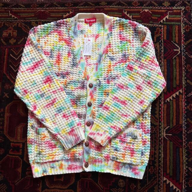 Supreme Waffle Knit Cardigan M ワッフルニット