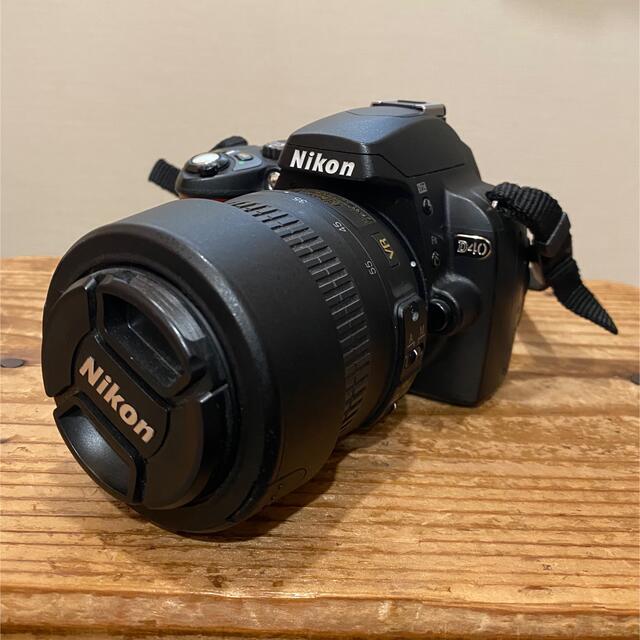 Nikon d40 AF-S NIKKOR18-55mm VRレンズ箱取説完備-