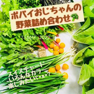 ポパイおじちゃんの野菜6/5(日)発送80size茨城県産(野菜)