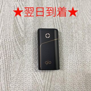 グロー(glo)のG3426番glo pro 純正 本体 ブラック ブラック 黒色.(タバコグッズ)