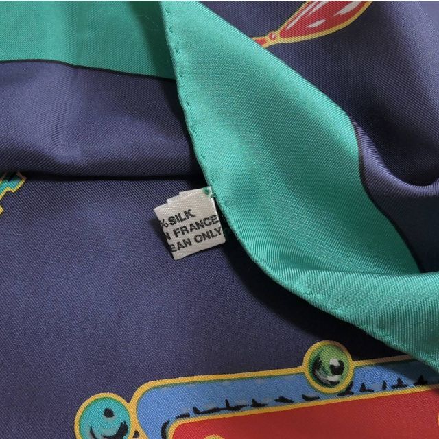 Cartier(カルティエ)のカルティエ Cartier 宝石 ジュエリー柄 大判 シルク スカーフ 小物 レディースのファッション小物(バンダナ/スカーフ)の商品写真