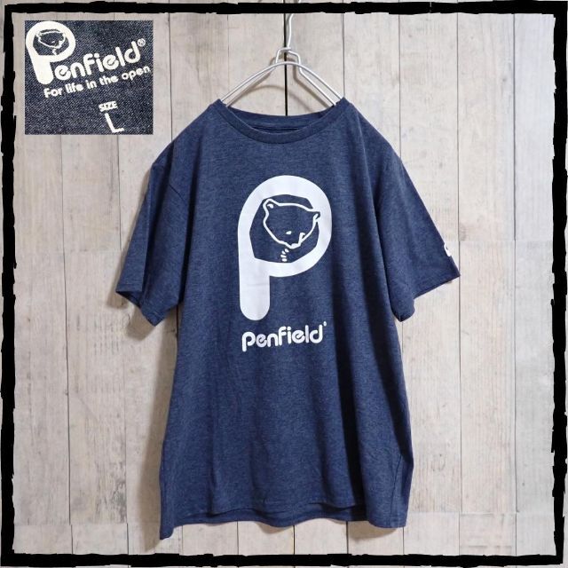 PEN FIELD(ペンフィールド)のわりと 美品 ペンフィールド ブランドロゴ プリント Tシャツ L 送料込み メンズのトップス(Tシャツ/カットソー(半袖/袖なし))の商品写真